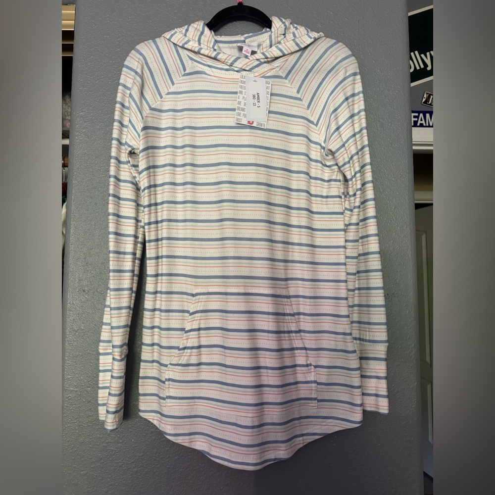 NWT LuLaRoe Amber Hoodie beach colors